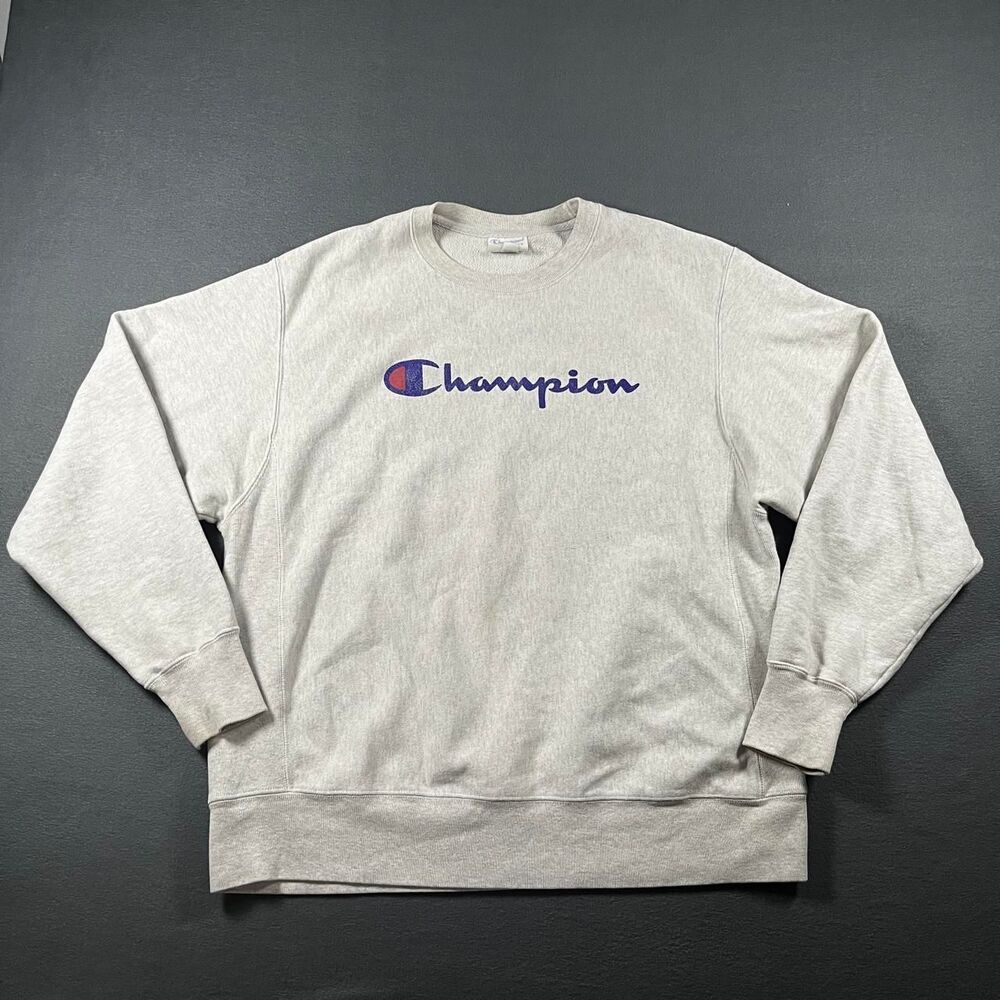 Champion Men's Grey Sweatshirt